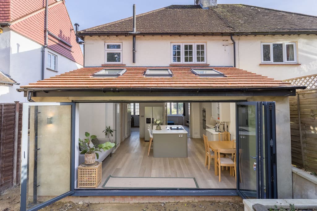 Rear extension in Oxted, Surrey. A completed Plan Hub project.