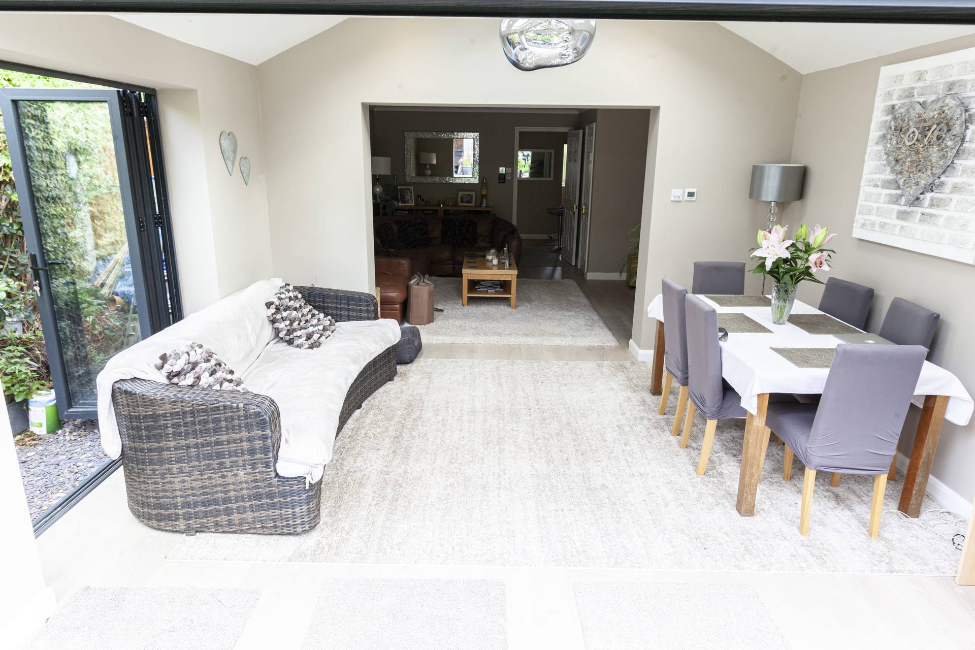 Rear extension in Belmont, London.