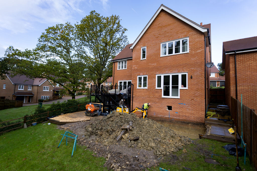 Rear extension in Farnham, Surrey.