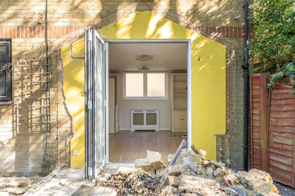 Rear extension in Brixton, London.