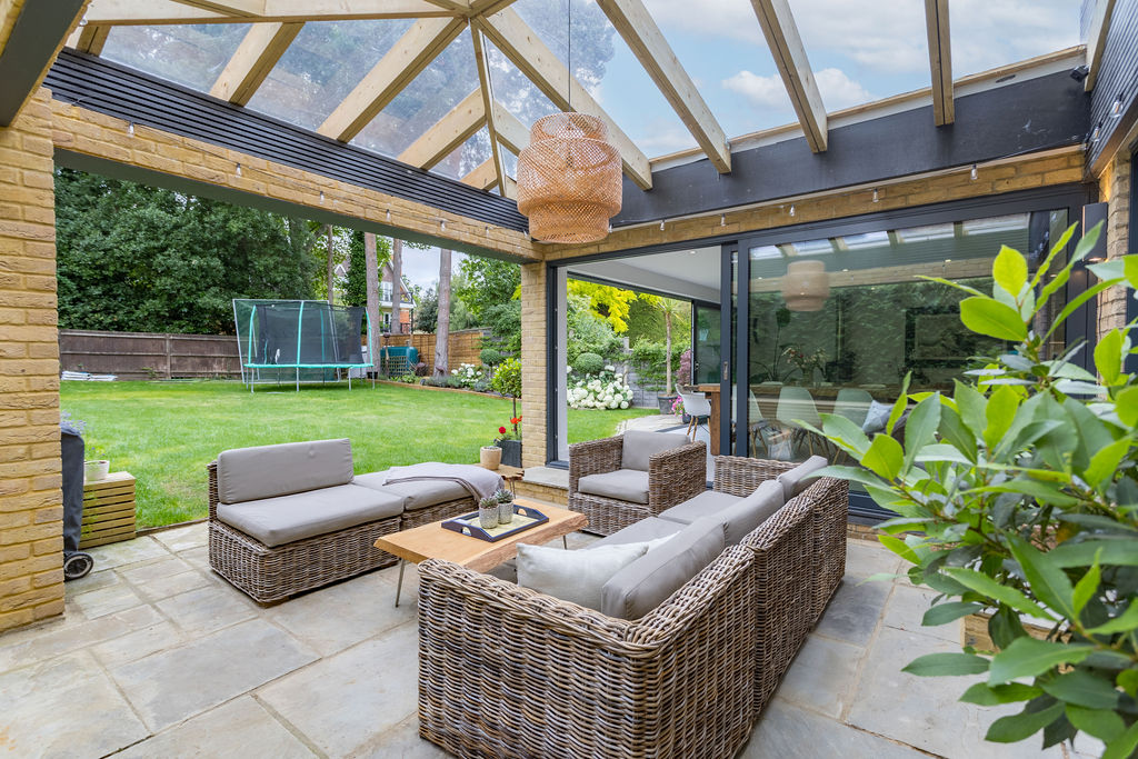 Refurbishment and extension in Weybridge, Surrey, completed image 1.